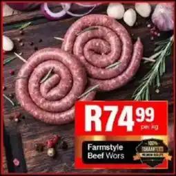 Take 'n Pay Farmstyle Beef Wors offer