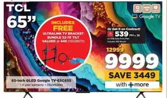 HiFi Corp TCL 65-Inch QLED Google TV-65C655 offer