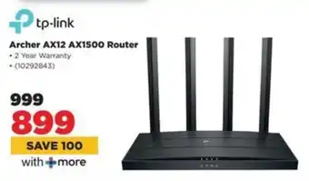 HiFi Corp Tp-link Archer AX12 AX1500 Router offer