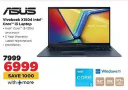 HiFi Corp ASUS Vivobook X1504 Intel Core i3 Laptop offer