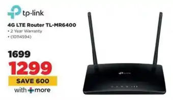 HiFi Corp Tp-link 4G LTE Router TL-MR6400 offer