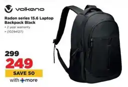 HiFi Corp Volkano Radon series 15.6 Laptop Backpack Black offer