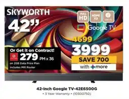 HiFi Corp SKYWORTH 42-inch Google TV-42E6500G offer