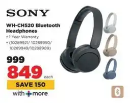 HiFi Corp SONY WH-CH520 Bluetooth Headphones offer