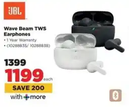 HiFi Corp JBL Wave Beam TWS Earphones offer