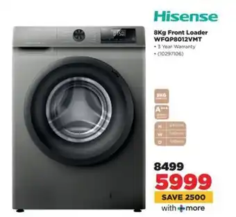 HiFi Corp Hisense Front Loader WFQP8012VMT offer