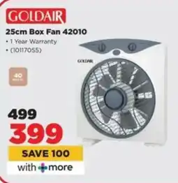 HiFi Corp GOLDAIR Box Fan 42010 offer