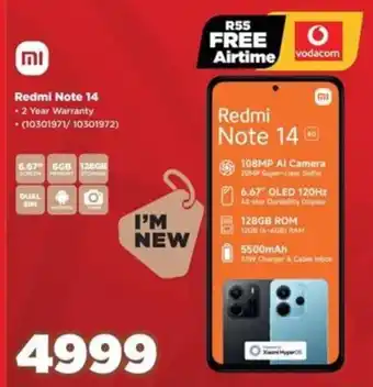 HiFi Corp Redmi Note 14 offer