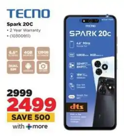 HiFi Corp TECNO Spark 20C offer