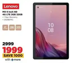 HiFi Corp Lenovo M9 9 inch HD 4G LTE 3GB 32GB offer