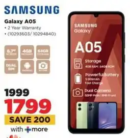 HiFi Corp SAMSUNG Galaxy A05 offer