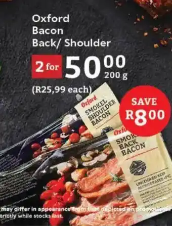 Oxford Freshmarket Oxford Bacon Back/ Shoulder offer