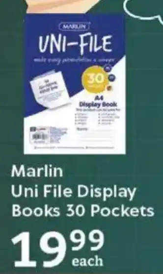 Oxford Freshmarket Marlin Uni File Display Books 30 Pockets offer