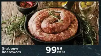 Oxford Freshmarket Grabouw Boerewors offer