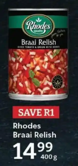 Oxford Freshmarket Rhodes Braai Relish offer