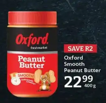 Oxford Freshmarket Oxford Smooth Peanut Butter offer