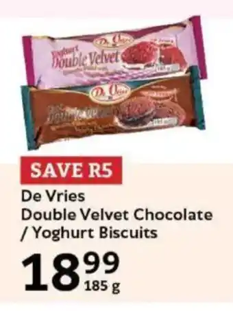 Oxford Freshmarket De Vries Double Velvet Chocolate/ Yoghurt Biscuits offer