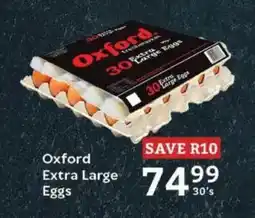 Oxford Freshmarket Oxford Extra Large Eggs offer