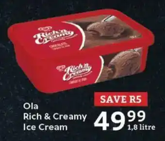 Oxford Freshmarket Ola Rich & Creamy Ice Cream offer