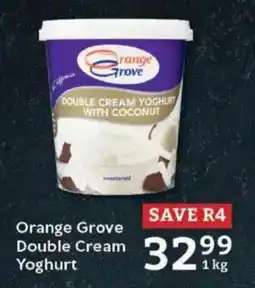 Oxford Freshmarket Orange Grove Double Cream Yoghurt offer