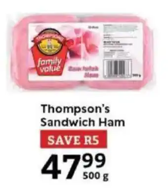 Oxford Freshmarket Thompson's Sandwich Ham offer