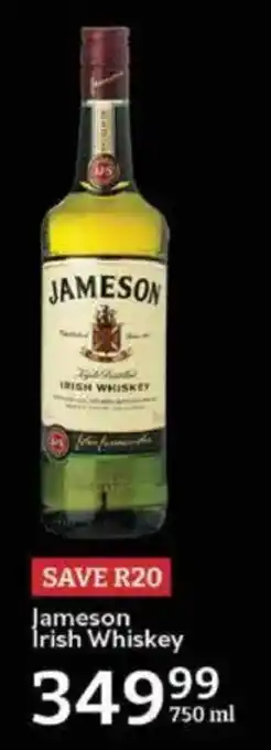 Oxford Freshmarket Jameson Irish Whiskey offer