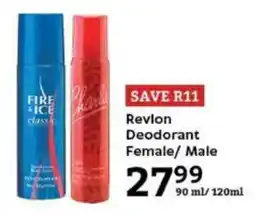 Oxford Freshmarket Revlon Deodorant Female/Male offer