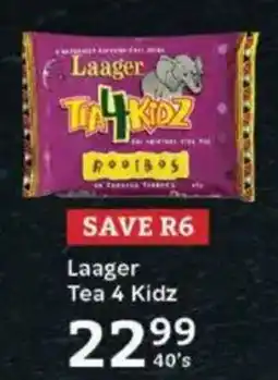 Oxford Freshmarket Laager Tea 4 Kidz offer