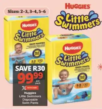 Checkers Huggies Little Swimmers Disposable Swim Pants offer