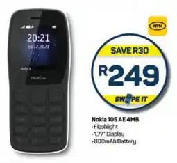 Pick n Pay Nokia 105 AE 4MB offer