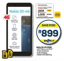 Pick n Pay Nokia 02-4G 32GB offer