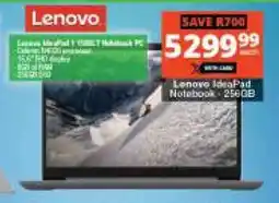 Checkers Hyper Lenovo IdeaPad Notebook 256GB offer