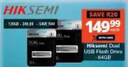 Checkers Hyper Hiksemi Dual USB Flash Drive offer