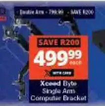 Checkers Hyper Xceed Byte Single Arm Computer Bracket offer