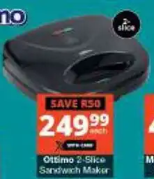 Checkers Hyper Ottimo 2-Slice Sandwich Maker offer