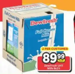 Big Save Dewfresh UHT Milk offer