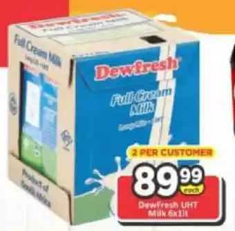 Big Save Dewfresh UHT Milk offer