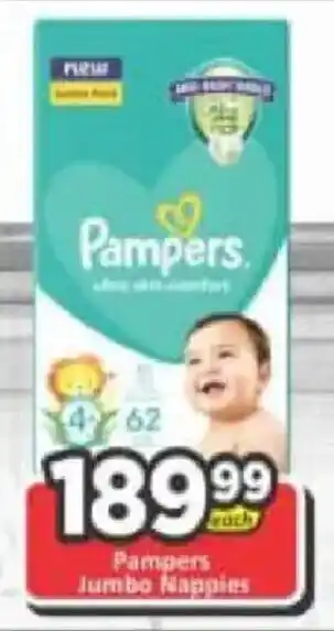 Big Save Pampers Jumbo Nappies offer