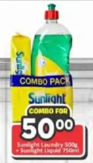 Big Save Sunlight Laundry + Sunlight Liquid offer