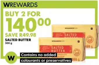 Woolworths Salted Butter offer