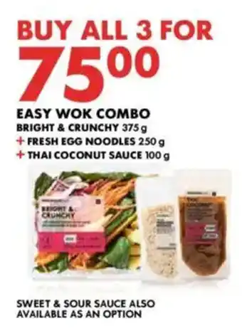 Woolworths Buy all 3 for 75 offer