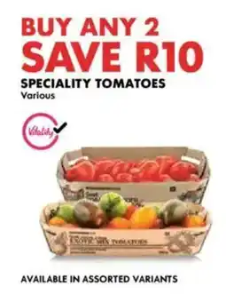 Woolworths Speciality tomatoes offer