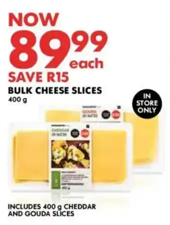 Woolworths Bulk cheese slices offer