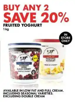 Woolworths Fruited yoghurt offer