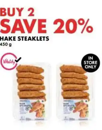 Woolworths Hake steaklets offer