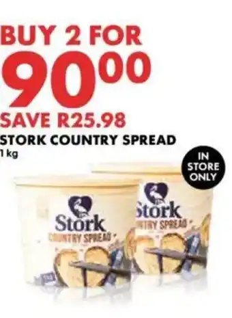 Woolworths Stork country spread offer