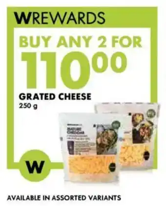 Woolworths Grated cheese offer