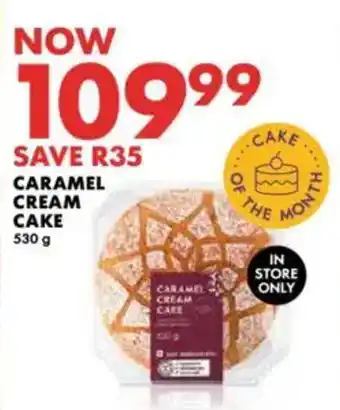 Woolworths Caramel cream cake offer