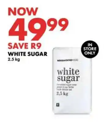 Woolworths White sugar offer