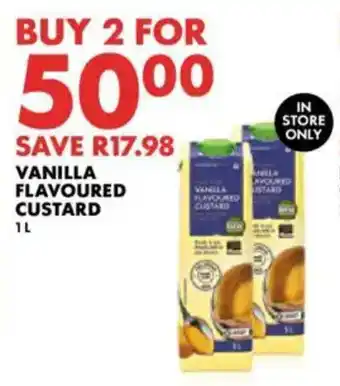 Woolworths Vanilla flavoured custard offer